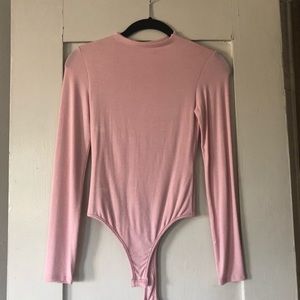 Naked Wardrobe - the NW bodysuit in Dusty Rose